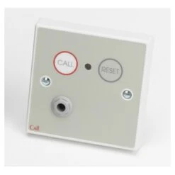 Standard Call Point, Button Reset C/w Remote Socket
