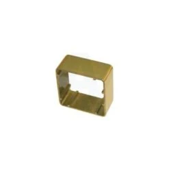 Asec 38mm 1 Gang Brass Surface Housing