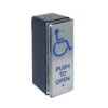 Narrow - "PUSH TO OPEN" With Wheelchair Logo C/w Surface Box