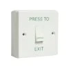 Exit Button C/w Surface Box "PRESS TO EXIT"
