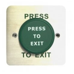 Green Dome Exit Button Large