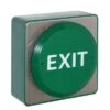 Exit' Large Green Disc Exit Button - H88 X W88 X D40mm