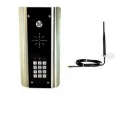 1 Button Surface GSM 4G Intercom Kit & Keypad - Curved Architectural Panel