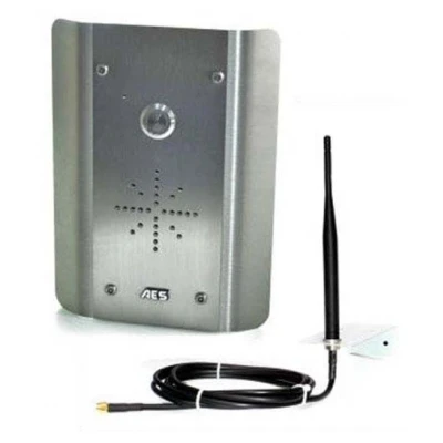 1 Button Audio GSM 4G Kit With Curved Architectural Stainess Steel Panel 1 1 Button Audio GSM 4G Kit With Curved Architectural Stainess Steel Panel