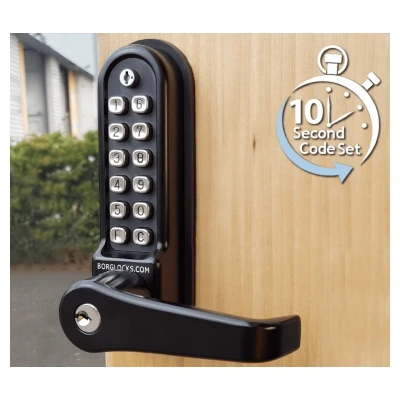 Marine Grade Lever Turn Keypad With Internal Handle, Built-in Key Override And Tubular Latch 1 Marine Grade Lever Turn Keypad With Internal Handle, Built-in Key Override And Tubular Latch