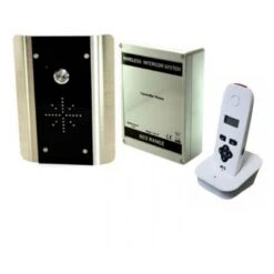 1 Button DECT Kit With Curved Stainless Steel Panel