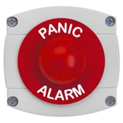 Securefast IP 66 Rated Panic Alarm Red Dome With Grey Backbox