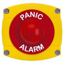 Securefast IP 66 Rated Panic Alarm Red Dome With Yellow Backbox