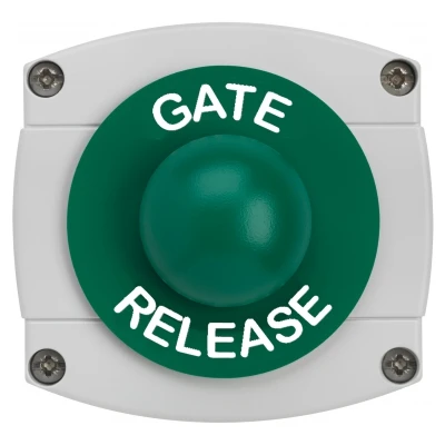 Securefast IP66 Rated Gate Release Green Dome With Grey Backbox 1 Securefast IP66 Rated Gate Release Green Dome With Grey Backbox