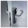 Lock - Right Handed In Brushed Stainless Steel With Straight Lever