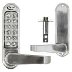 Digital Lock With Clutched Handle & 60mm Latch