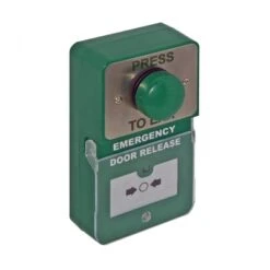 Green Dome Exit Button & Call Point 'PRESS TO EXIT'