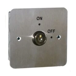 Deedlock Flush Momentary Key Switch (c/w 2 Keys)