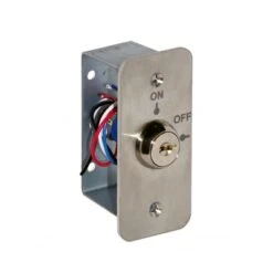 Deedlock Flush Slim-line Maintained Key Switch