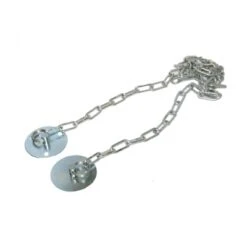 Chain Keeper Plate For Use With; Hold Open Magnets (1M Chain) - Stainless Steel