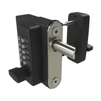 Gatemaster Digital Gate Lock Surface Fixed Double Sided 1 Gatemaster Digital Gate Lock Surface Fixed Double Sided